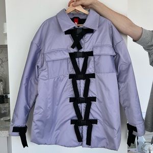 final sale☀️ trendy women purple puffer jacket size M